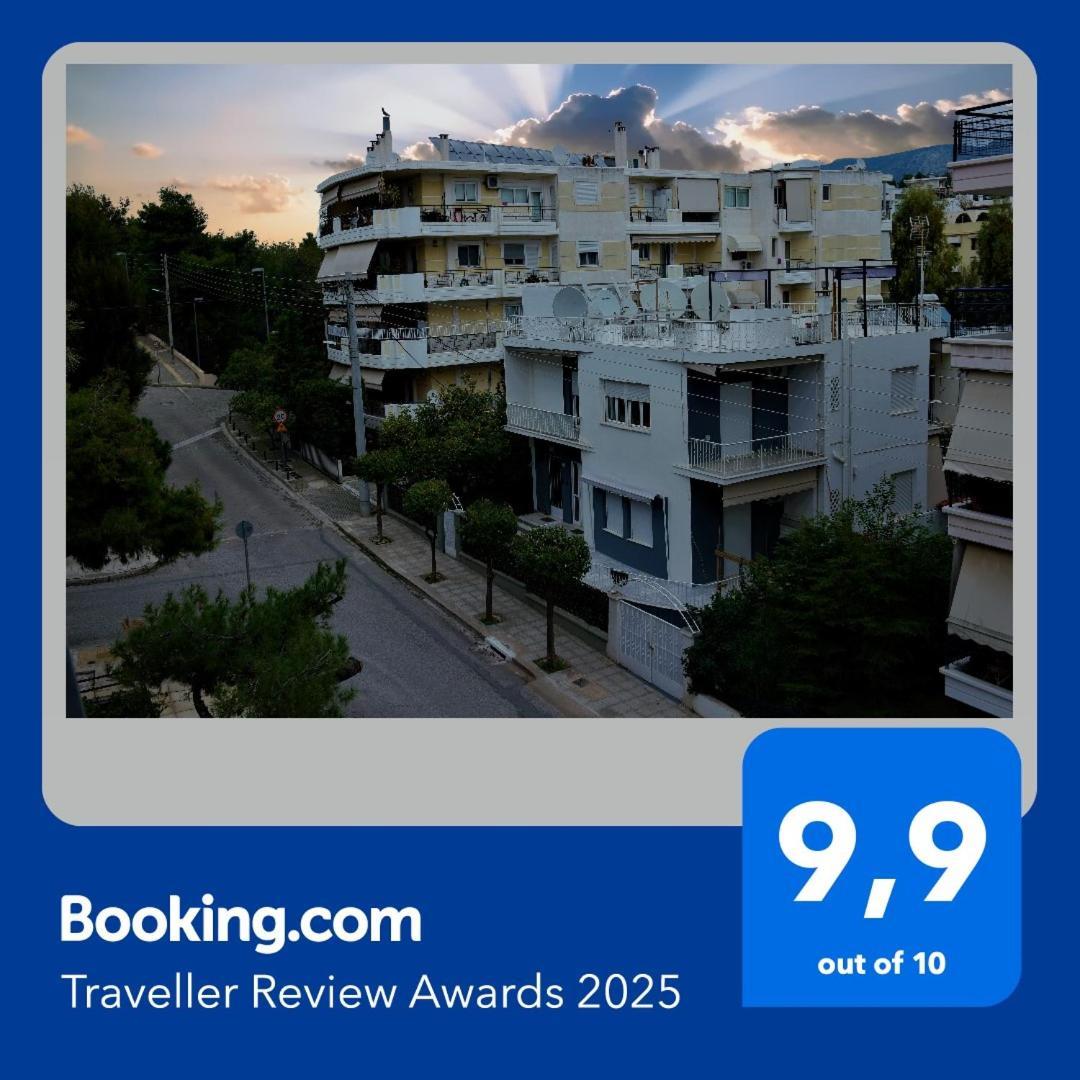 Zefyros Super Cool Apartments Next To Alimos Riviera Aten Exteriör bild